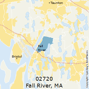 Fall_River,Massachusetts County Map