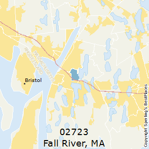 Fall_River,Massachusetts County Map