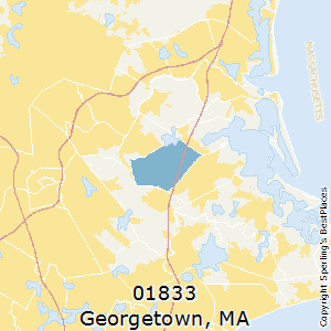 Georgetown,Massachusetts County Map