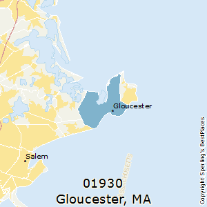 Gloucester,Massachusetts County Map