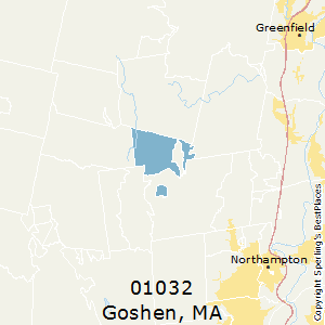 Goshen,Massachusetts County Map