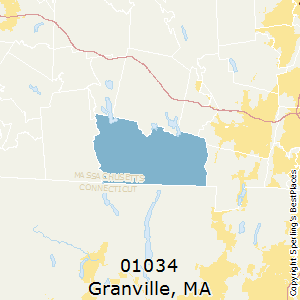 Granville,Massachusetts County Map