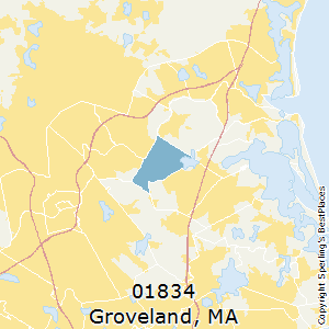 Groveland,Massachusetts County Map