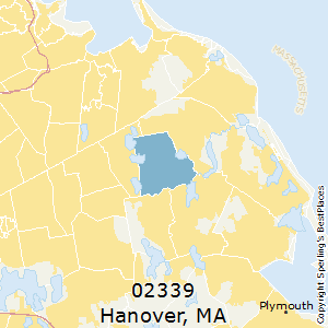 Hanover,Massachusetts County Map