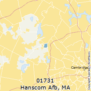 Hanscom_Afb,Massachusetts County Map