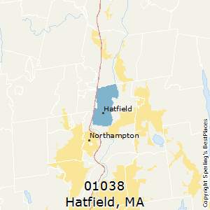 Hatfield,Massachusetts County Map