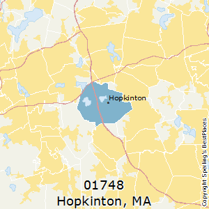 Hopkinton,Massachusetts County Map