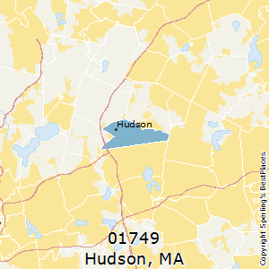 Hudson,Massachusetts County Map