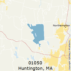 Huntington,Massachusetts County Map