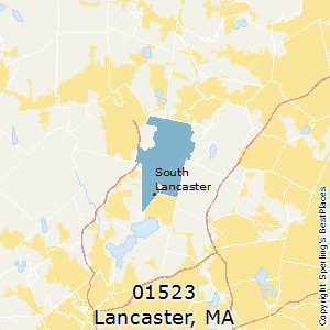 Lancaster,Massachusetts County Map