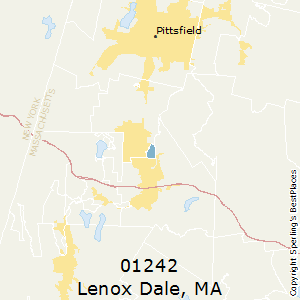Lenox_Dale,Massachusetts County Map