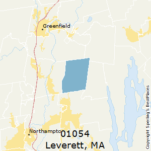 Leverett,Massachusetts County Map