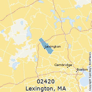 Lexington,Massachusetts County Map