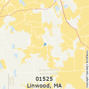 Linwood,Massachusetts County Map