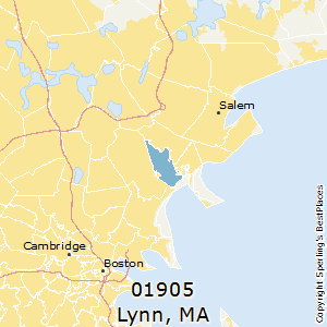 Lynn,Massachusetts County Map