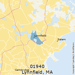 Lynnfield,Massachusetts County Map