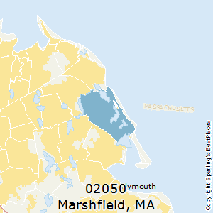 Marshfield,Massachusetts County Map