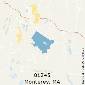 Monterey,Massachusetts County Map