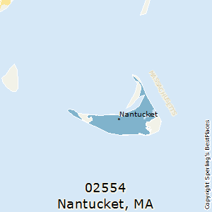 Nantucket,Massachusetts County Map