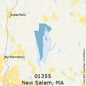 New_Salem,Massachusetts County Map