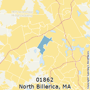 North_Billerica,Massachusetts County Map