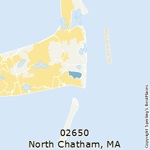 North_Chatham,Massachusetts County Map
