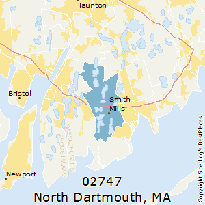North_Dartmouth,Massachusetts County Map
