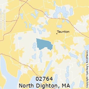 North_Dighton,Massachusetts County Map