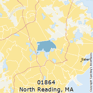 North_Reading,Massachusetts County Map