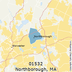 Northborough,Massachusetts County Map