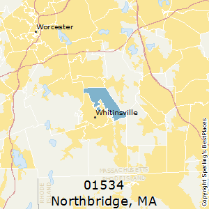 Northbridge,Massachusetts County Map