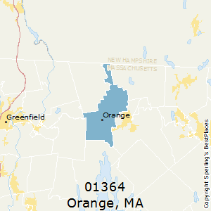 Orange,Massachusetts County Map