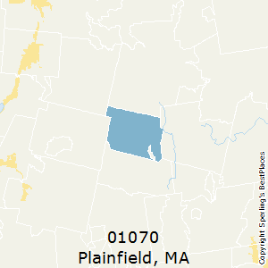 Plainfield,Massachusetts County Map