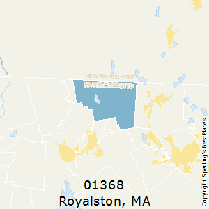 Royalston,Massachusetts County Map