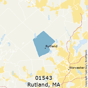 Rutland,Massachusetts County Map