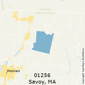 Savoy,Massachusetts County Map