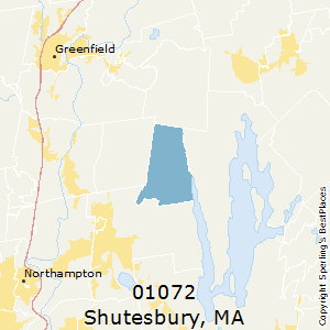 Shutesbury,Massachusetts County Map