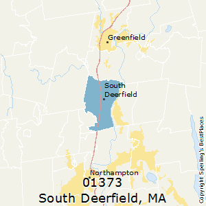 South_Deerfield,Massachusetts County Map