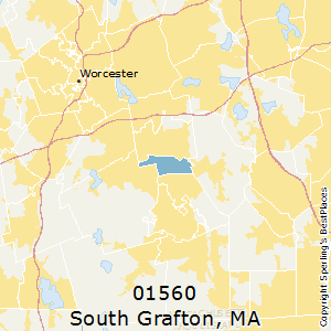 South_Grafton,Massachusetts County Map