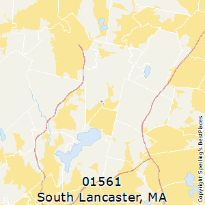 South_Lancaster,Massachusetts County Map