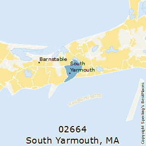 South_Yarmouth,Massachusetts County Map