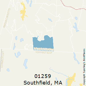 Southfield,Massachusetts County Map
