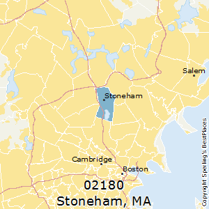 Stoneham,Massachusetts County Map
