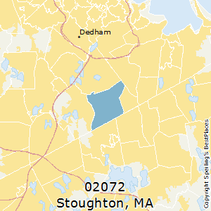 Stoughton,Massachusetts County Map