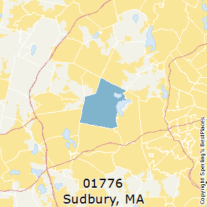 Sudbury,Massachusetts County Map