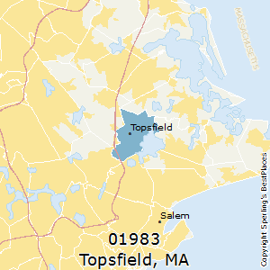 Topsfield,Massachusetts County Map