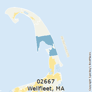 Wellfleet,Massachusetts County Map
