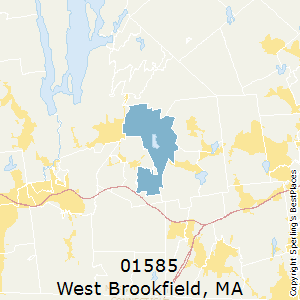 West_Brookfield,Massachusetts County Map