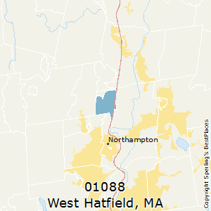 West_Hatfield,Massachusetts County Map