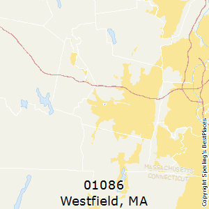 Westfield,Massachusetts County Map
